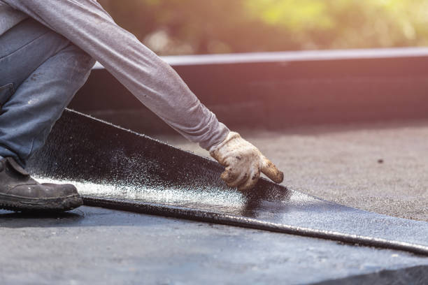 Professional Emergency Waterproofing technician working in Elkhart Lake, WI